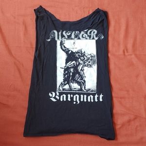 Vintage ulver black metal band tank DIY
